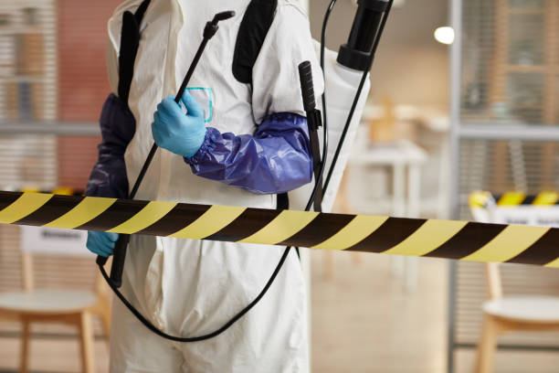 Professional Biohazard Cleanup technician working in Chester, MD